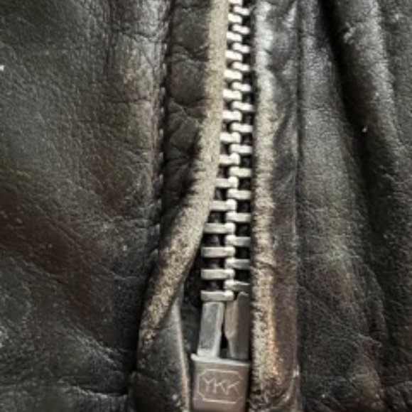 Vintage Women's Schott NYC 141 Black Leather Cafe Racer Moto Jacket - Picture 9 of 16